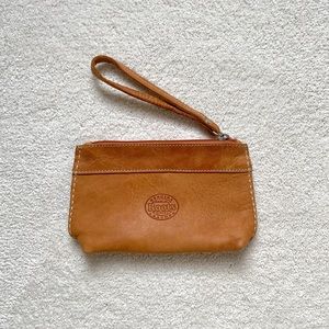 Roots Leather Wristlet